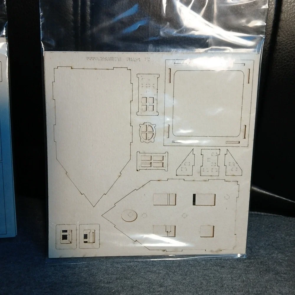 Snipart Laser Cut Design Wood Chip Board Buildings‎ 4 New Packages & Extra Parts